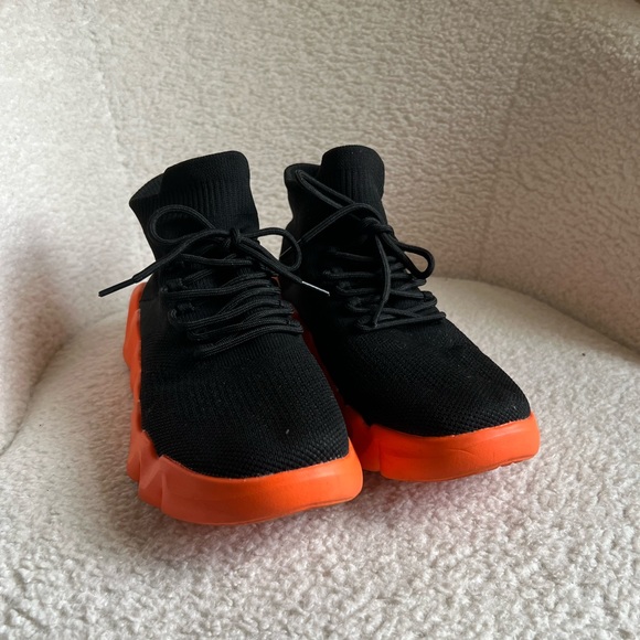 Ankle high Sneakers| black & Orange | 40 - Picture 2 of 5